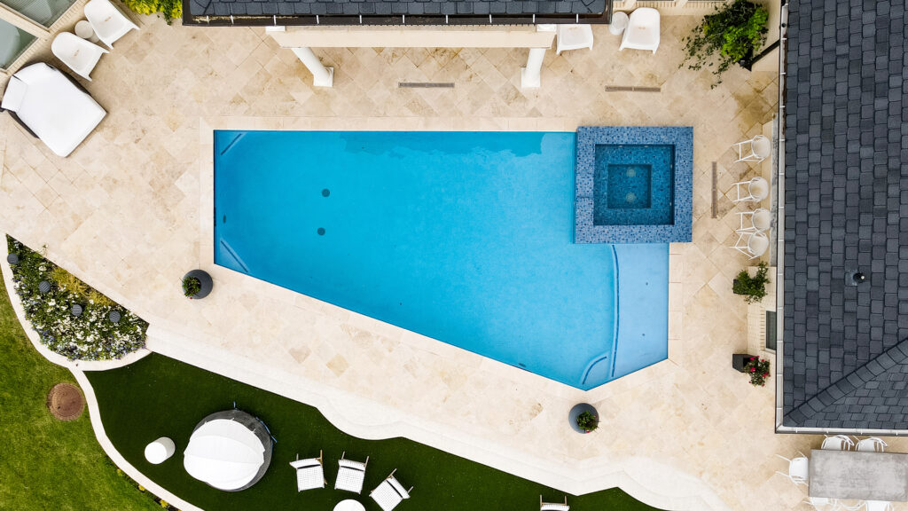 Pool coated with polyFIBRO® in Ice Ice Bay Bay by Mirage Pools and Spas