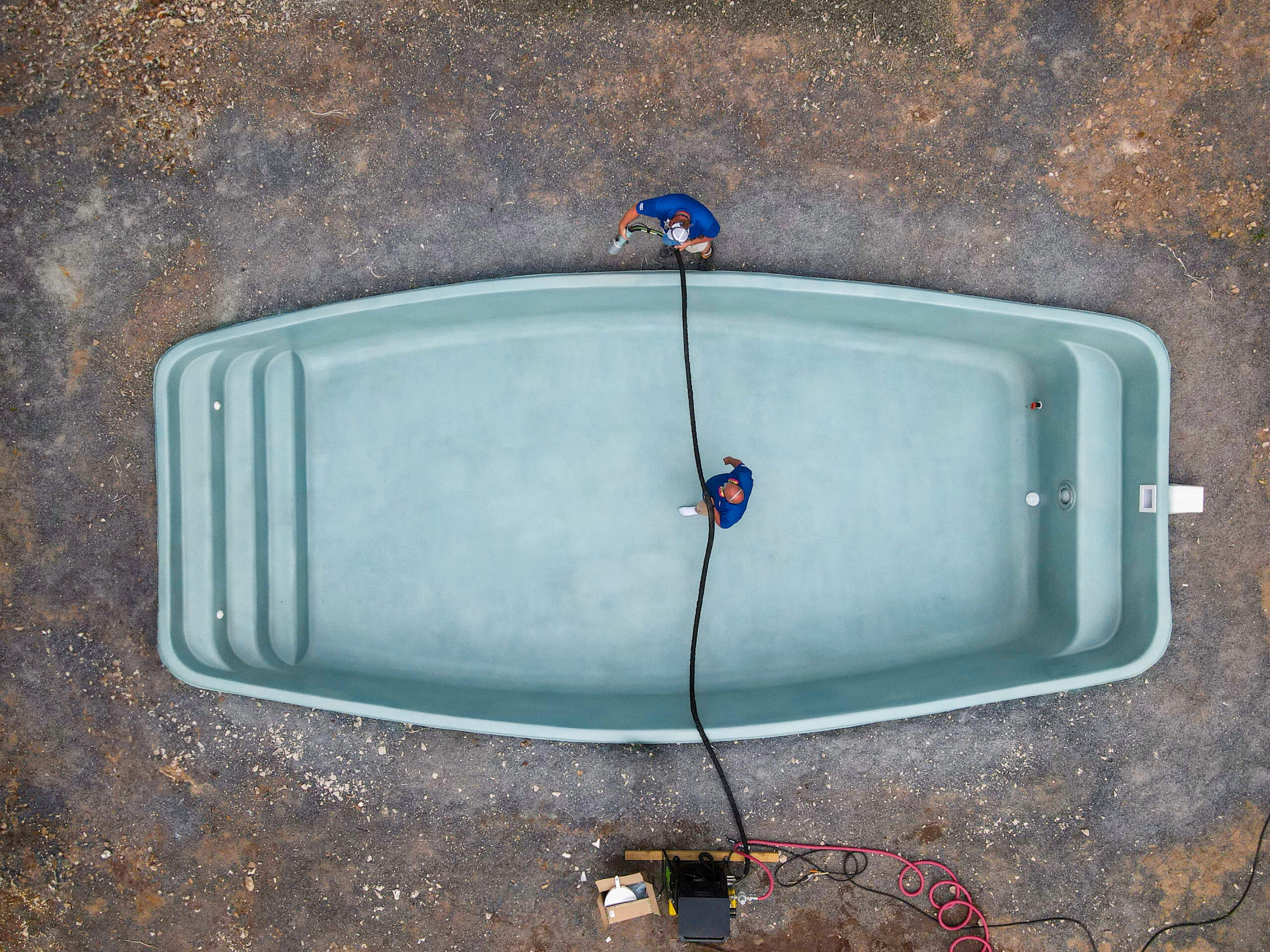 polyfibro pool coating